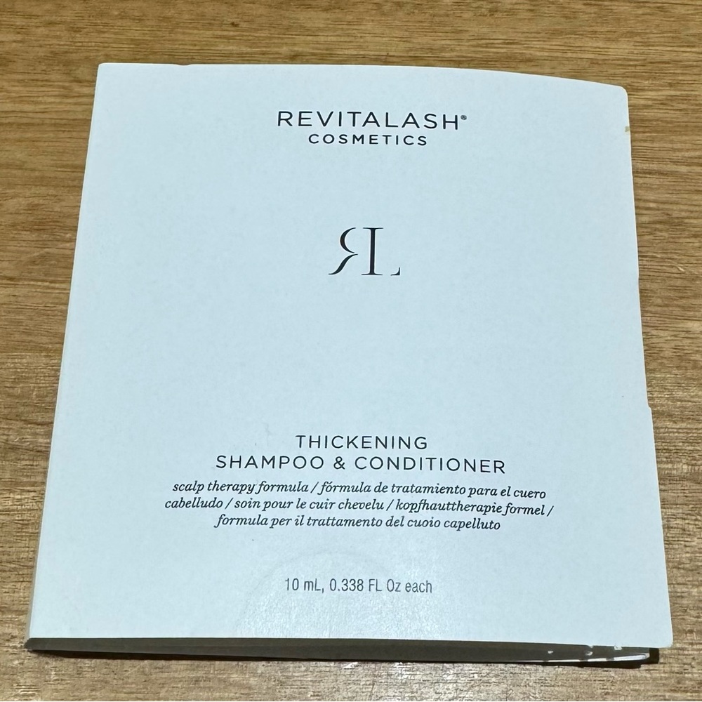 New Revitalash Thickening Shampoo and Conditioner
